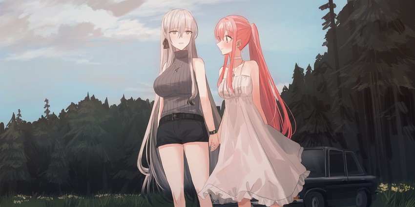 yana and zoya petrovna vecheslova (original) drawn by chihuri