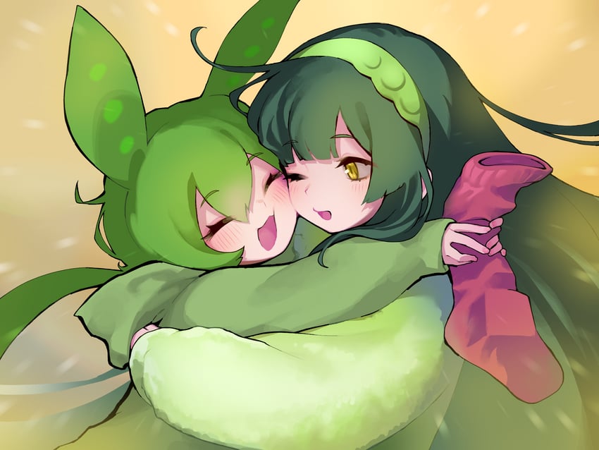 zundamon and touhoku zunko (vocaloid and 2 more) drawn by marutsubo