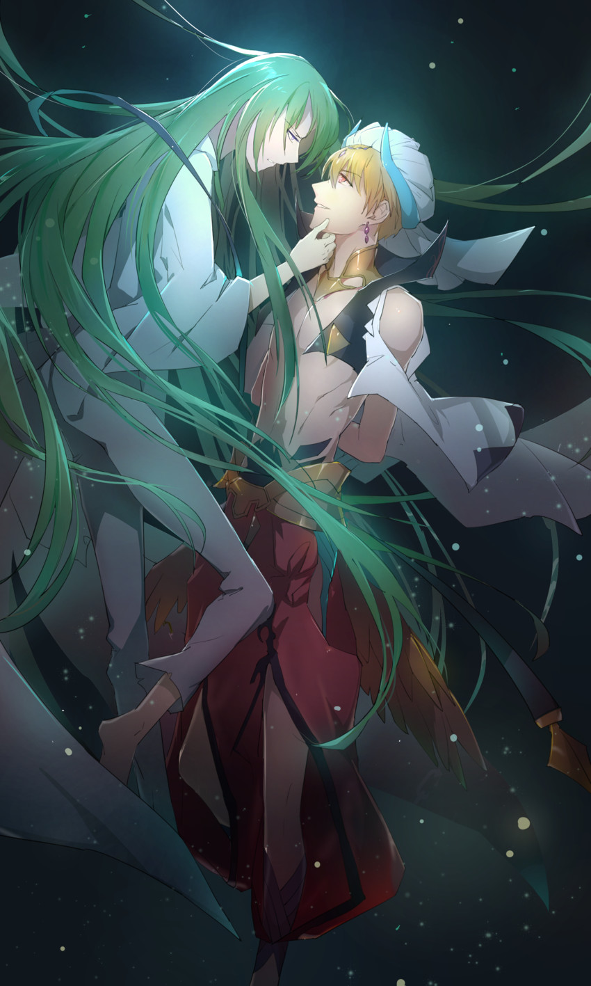 enkidu and gilgamesh (fate and 1 more) drawn by tebd_menkin