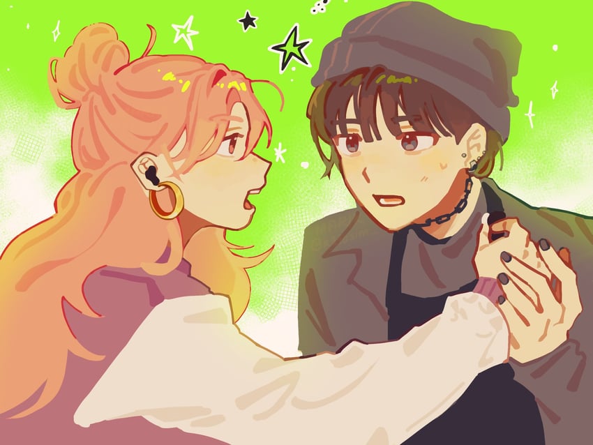 koga mitsuki and oosawa aya (kininatteru hito ga otoko ja nakatta) drawn by marik_(k1tosim)