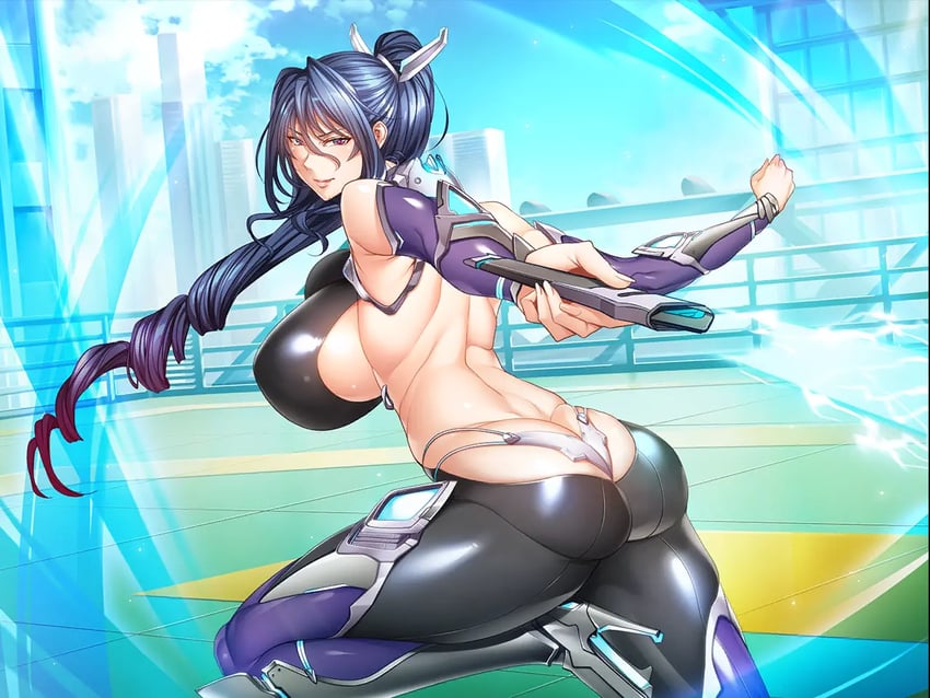 uehara rin (taimanin and 2 more) drawn by fei_(maidoll)