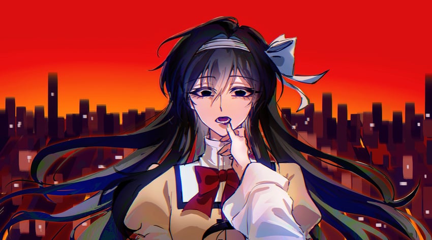 akemi homura (mahou shoujo madoka magica and 1 more) drawn by longye