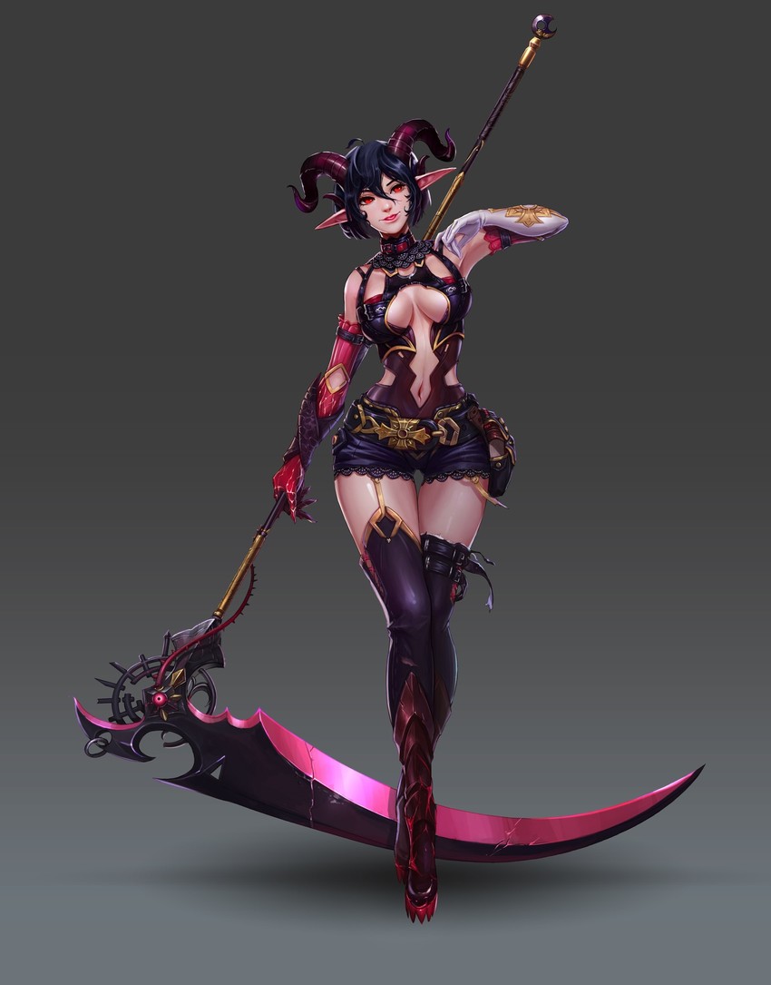 female priest and mistress (dungeon and fighter) drawn by peng_wang
