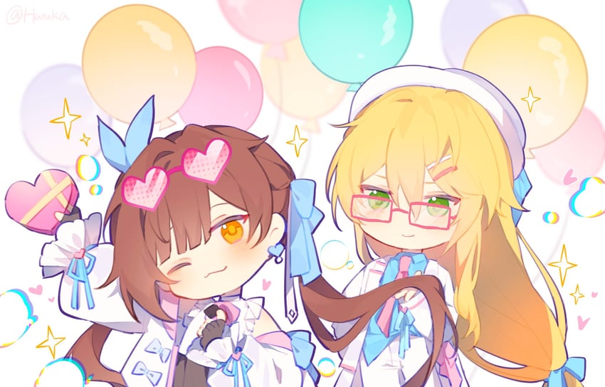 li sushang and otto apocalypse (honkai and 1 more) drawn by haruka_(rsyaooooo)