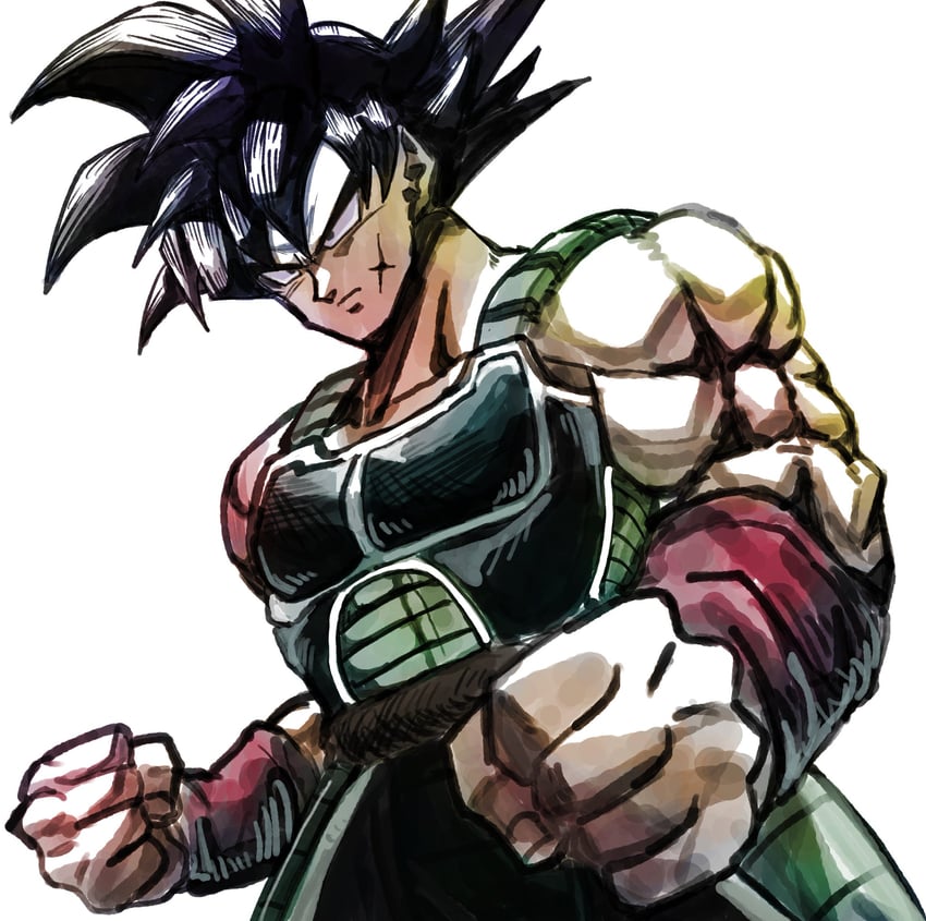 bardock (dragon ball and 1 more) drawn by 9302w_(user_wjpg8475)