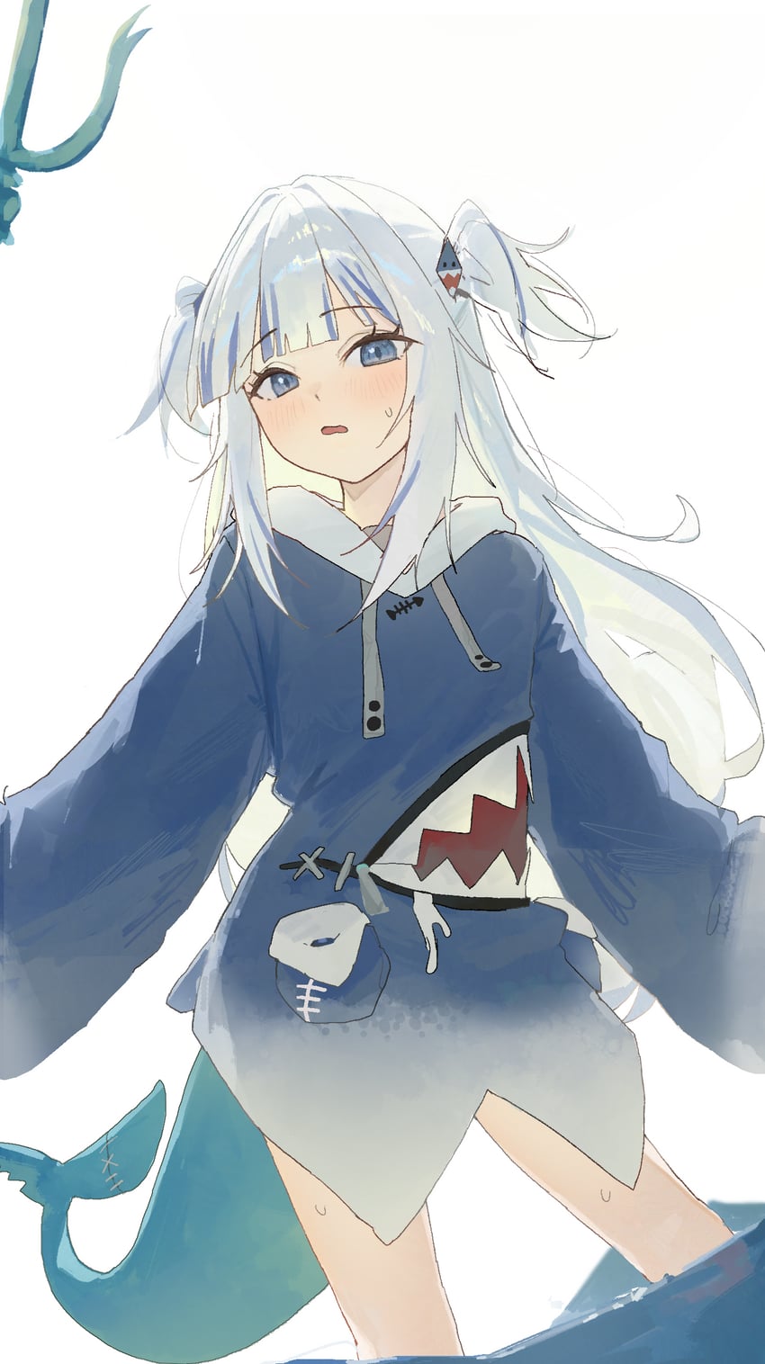 gawr gura (hololive and 1 more) drawn by arch_05x