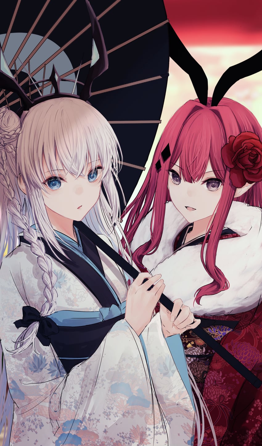 baobhan sith and morgan le fay (fate and 1 more) drawn by yagi_(yagi5art)