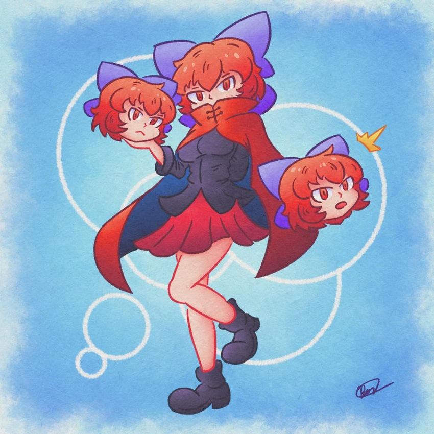 sekibanki (touhou) drawn by iced_lemon