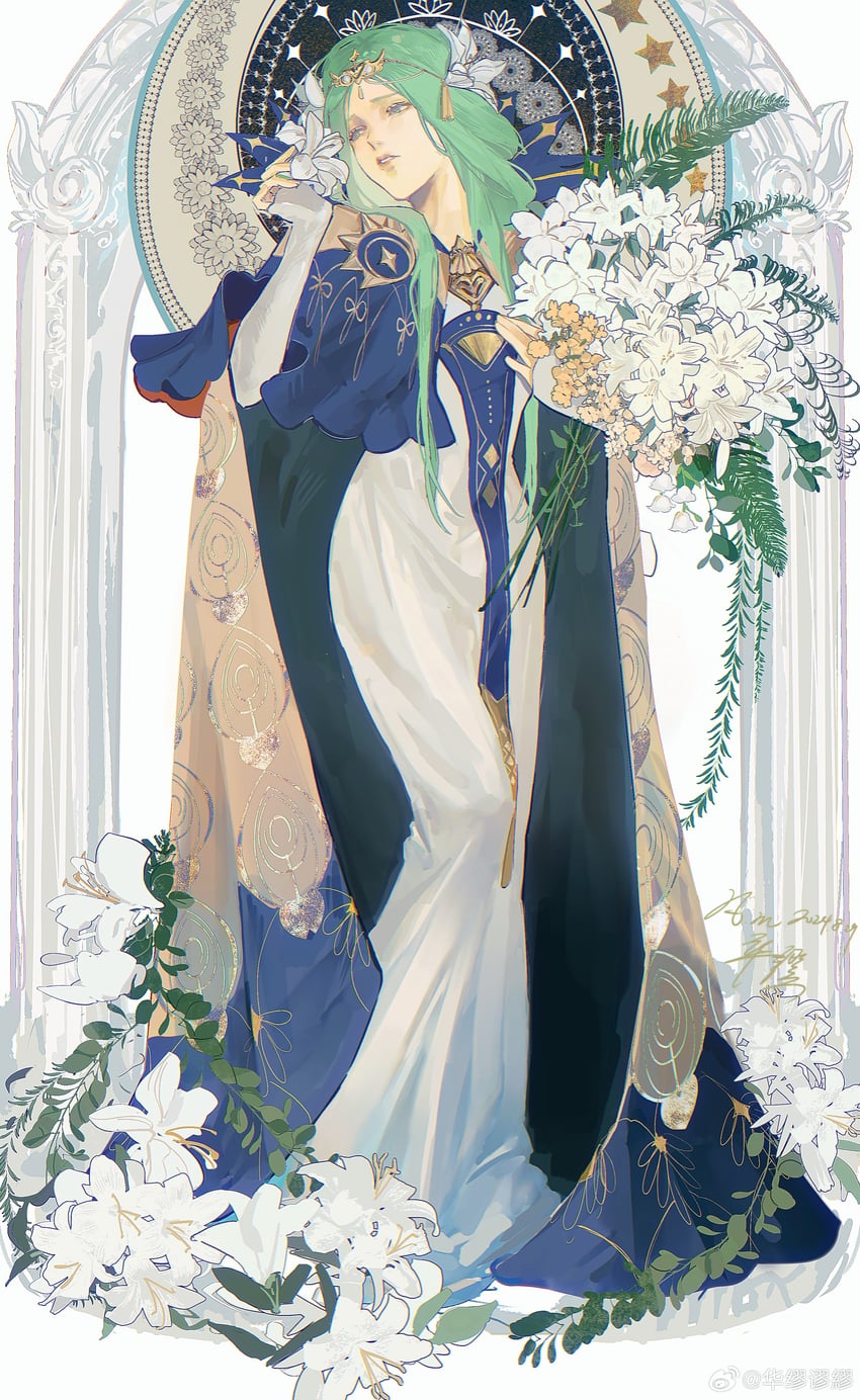 rhea (fire emblem and 1 more) drawn by hua_mou
