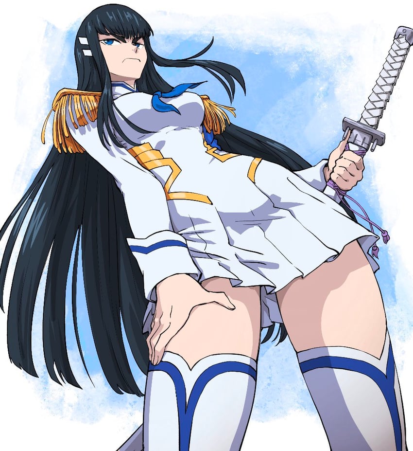 kiryuuin satsuki and junketsu (kill la kill) drawn by ozkh