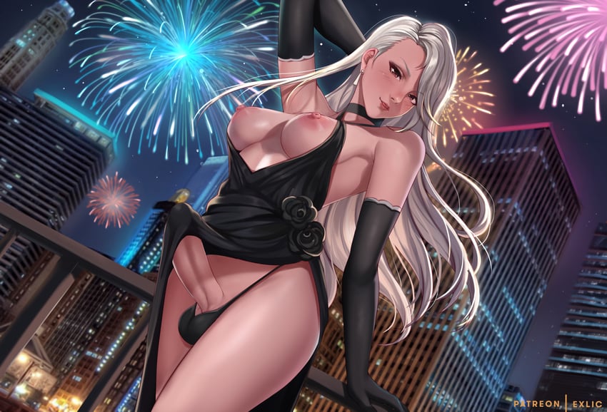 niijima sae (persona and 1 more) drawn by exlic