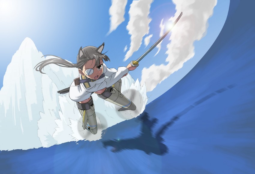 sakamoto mio (world witches series and 1 more) drawn by maachin_(hmh-project)
