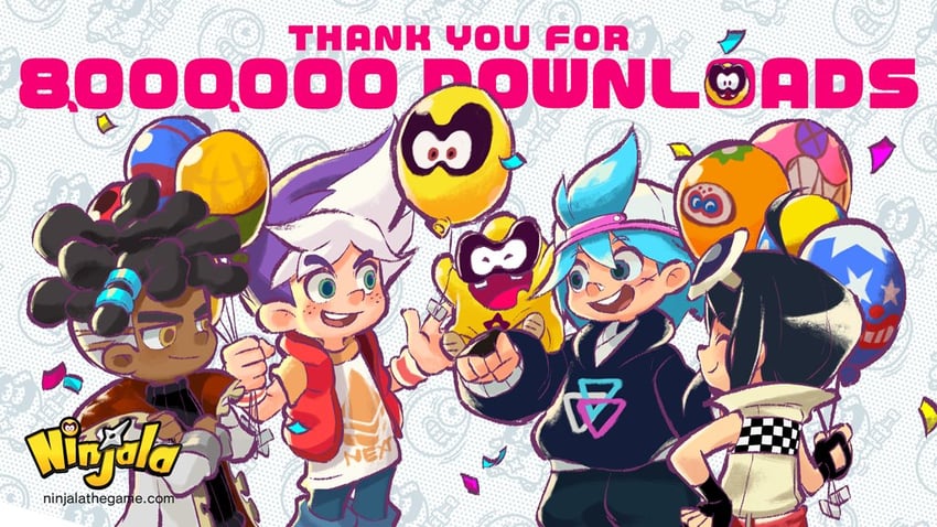 gumchi, kappei, van, ron, and jane (ninjala and 1 more) drawn by rianti-wong