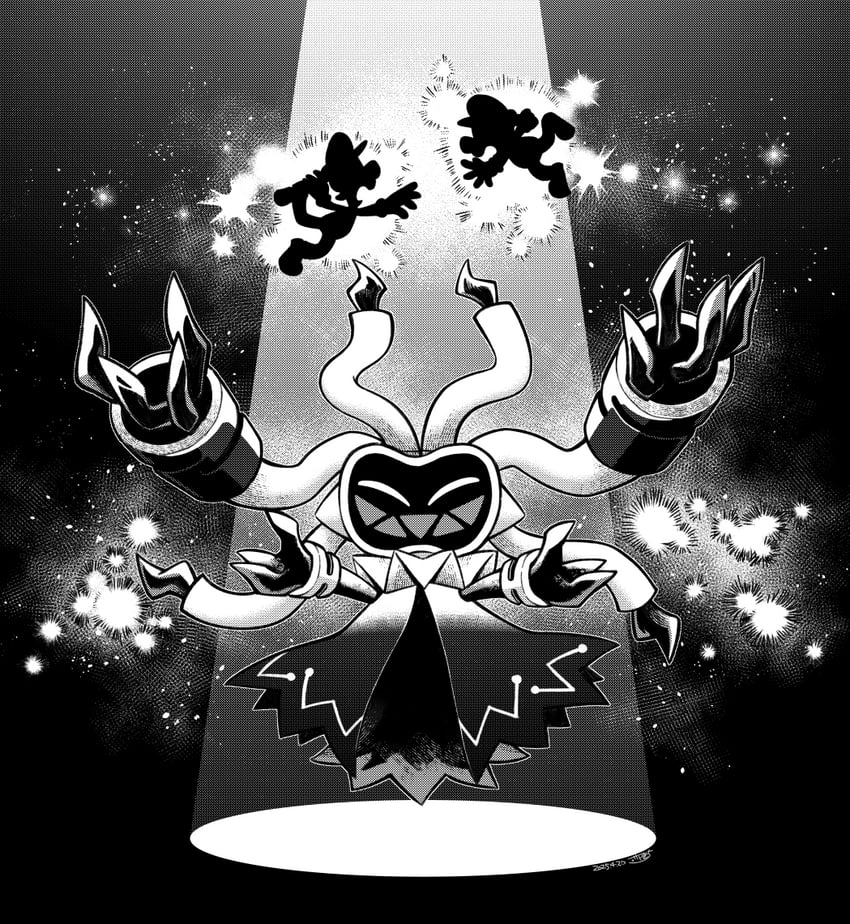 mario, luigi, and reclusa (mario and 2 more) drawn by satokichi_(st_kt)