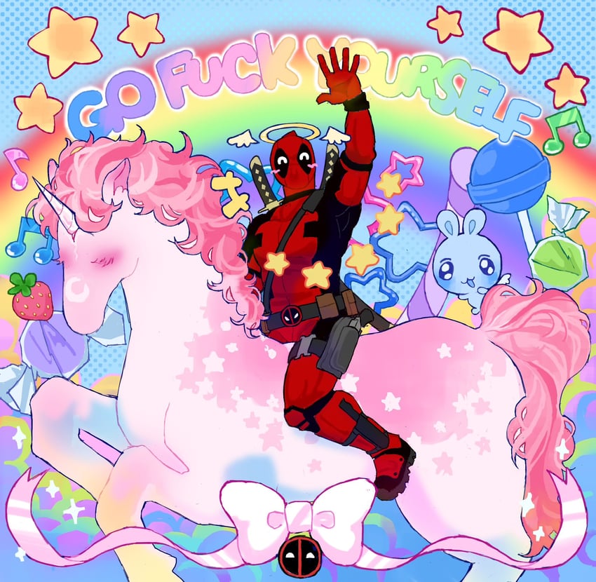 deadpool (marvel and 1 more) drawn by basement_buddy