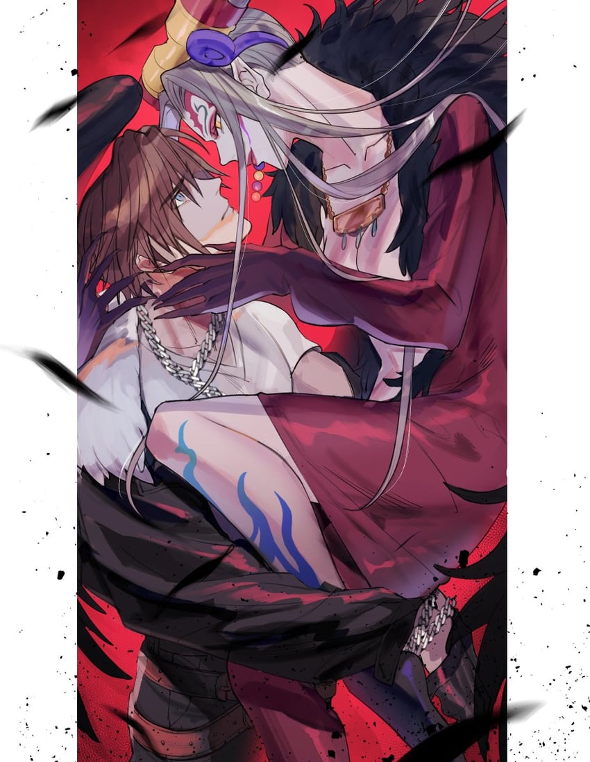 squall leonhart and ultimecia (final fantasy and 1 more) drawn by jou_(mono)