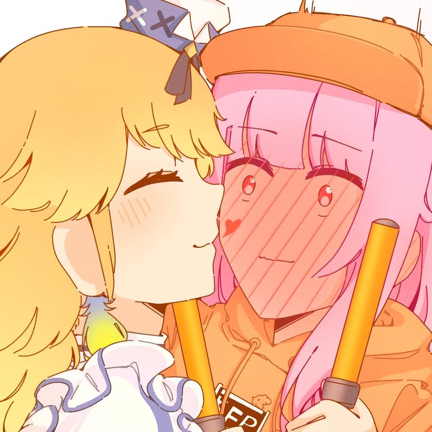 mori calliope and takanashi kiara (hololive and 1 more) drawn by hyurisaki