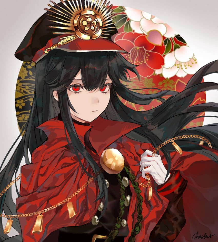 oda nobunaga (fate and 2 more) drawn by kelehaoguyipingzi