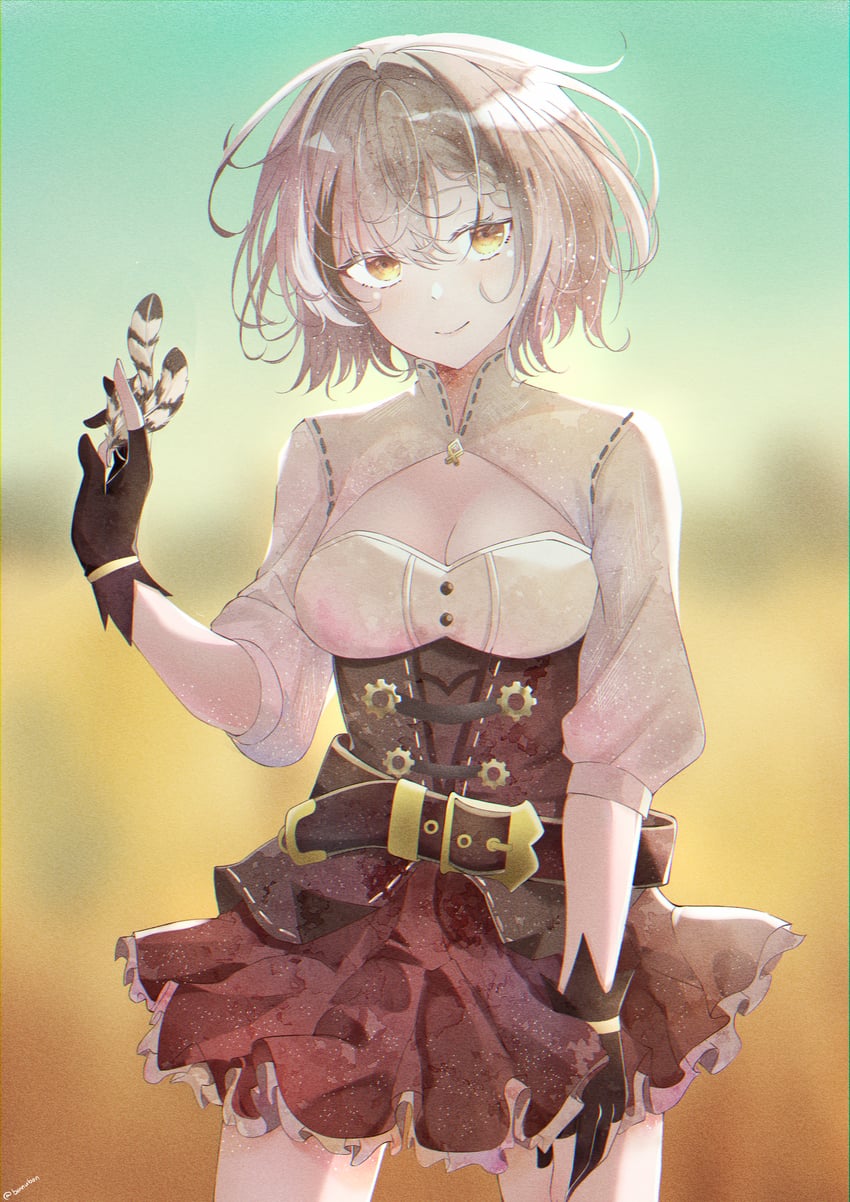 nanashi mumei (hololive and 1 more) drawn by bonnu_uwu