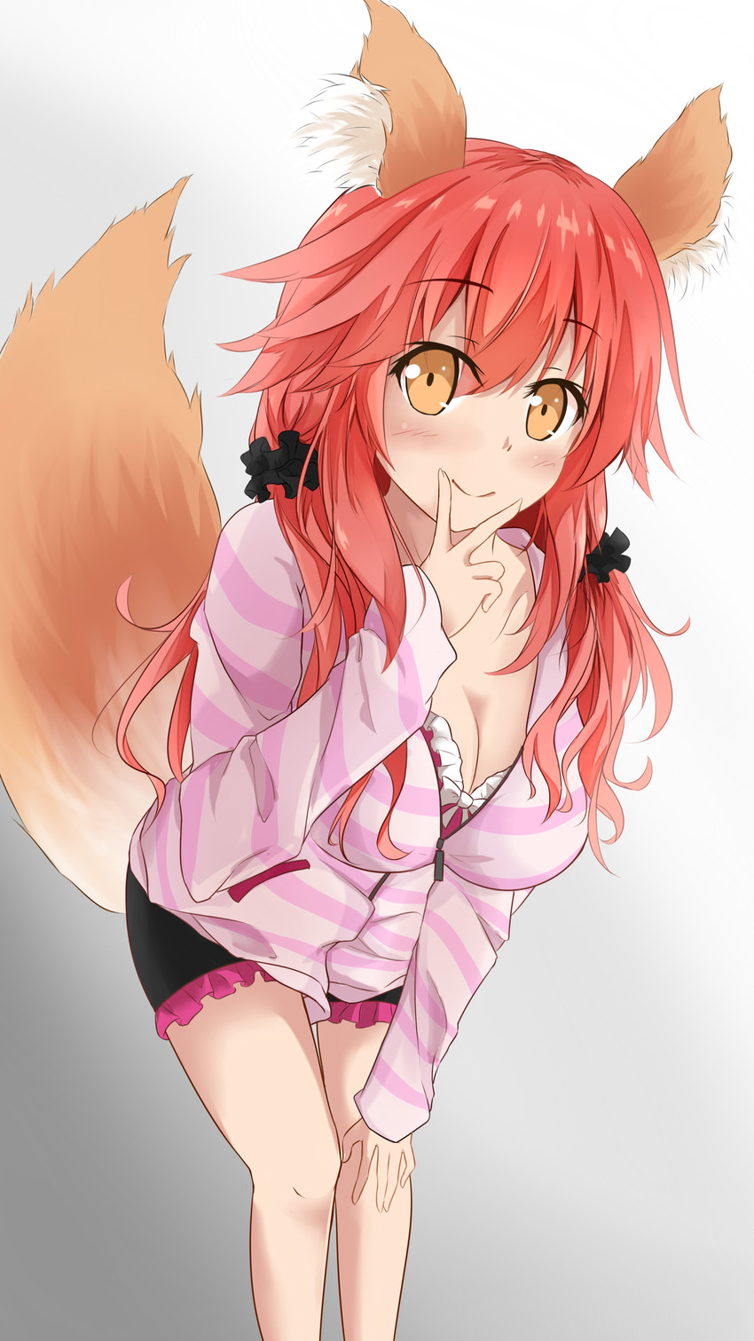 tamamo and tamamo no mae (fate and 2 more) drawn by xiaoguitle