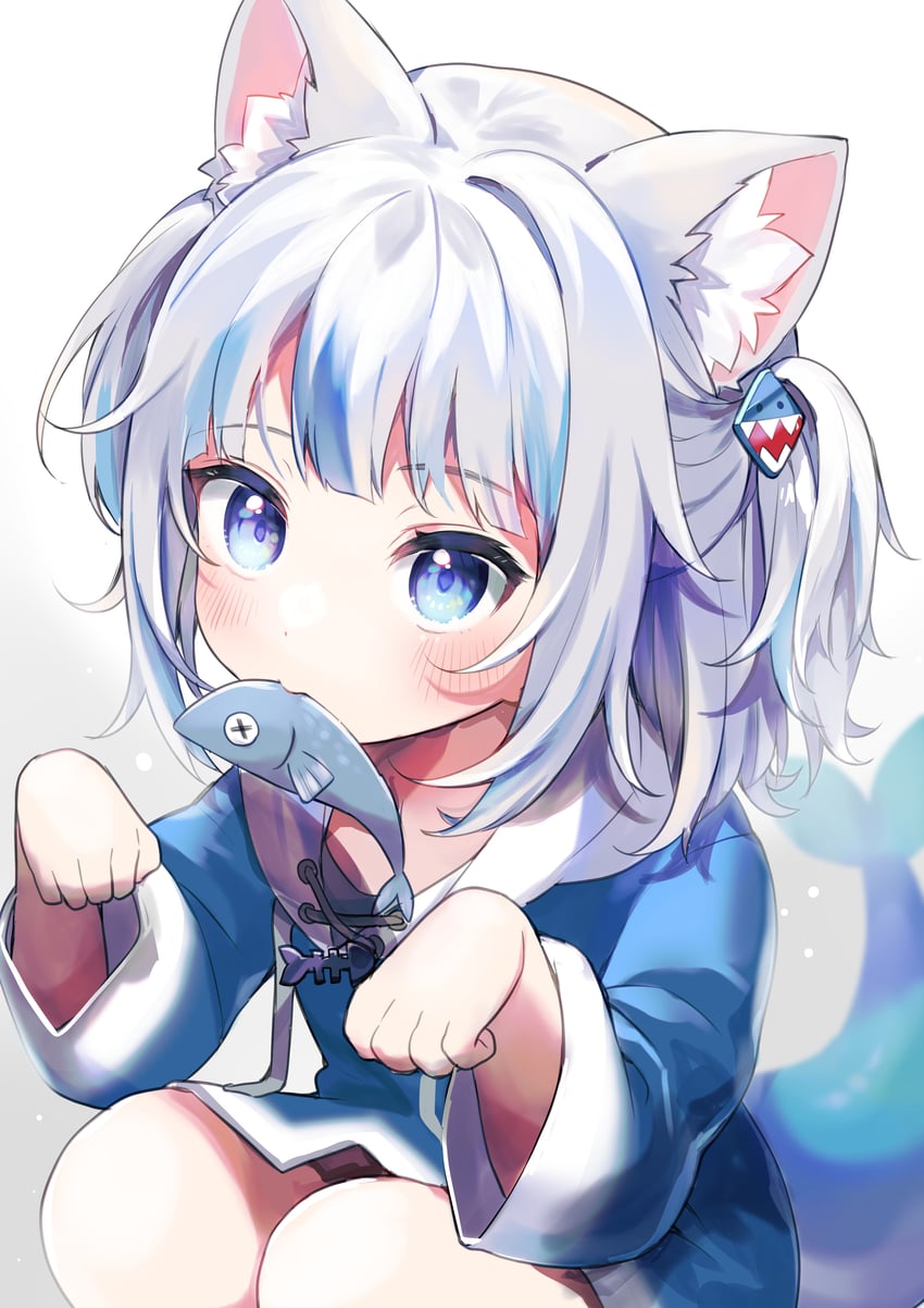 gawr gura (hololive and 1 more) drawn by shinomiya_shino_(sinosino141)