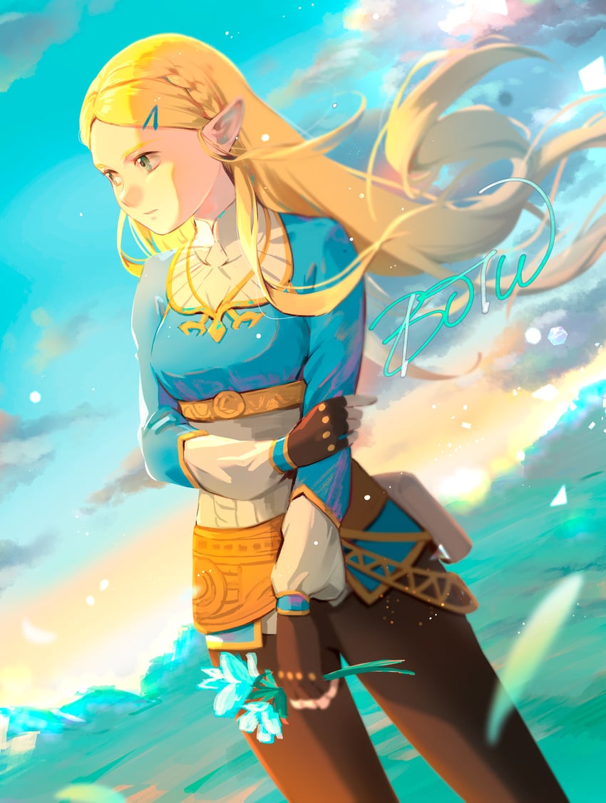princess zelda (the legend of zelda and 1 more) drawn by kamui_(kamuikaoru)