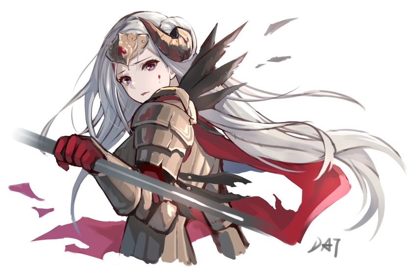 edelgard von hresvelg (fire emblem and 2 more) drawn by da-cart