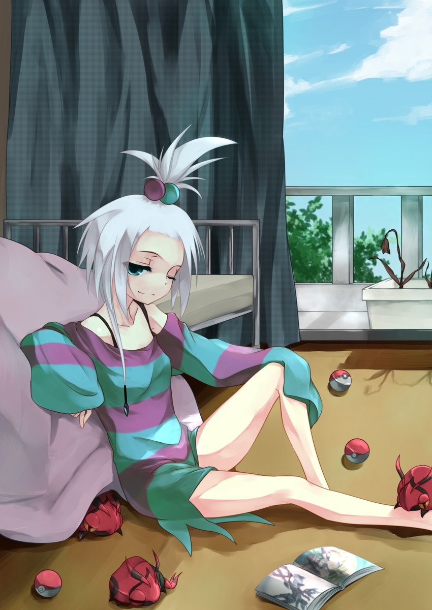 roxie and venipede (pokemon and 1 more) drawn by gorilla_(bun0615)