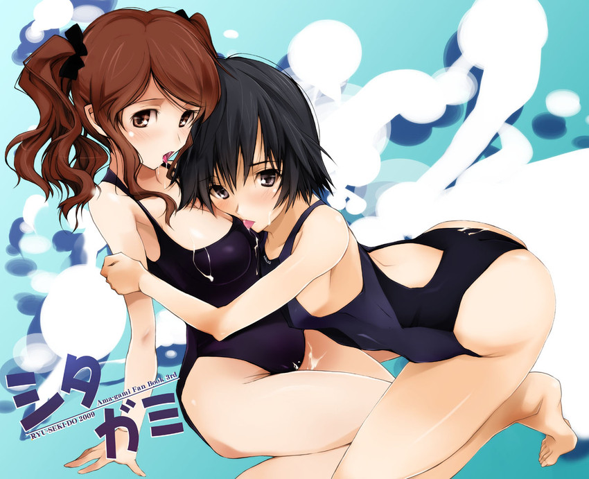 nanasaki ai and nakata sae (amagami) drawn by nagare_hyougo