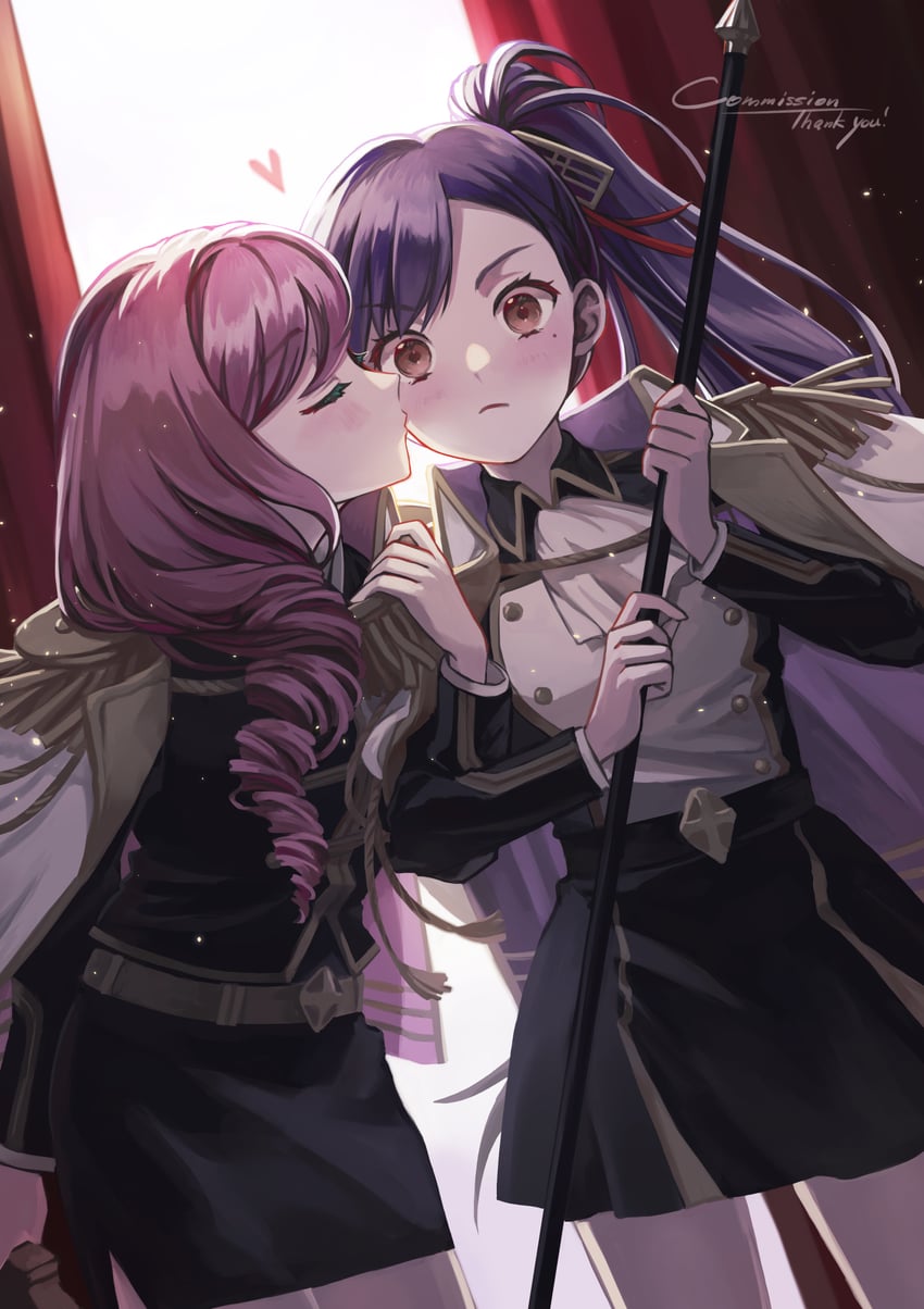 tsuruhime yachiyo and liu mei fan (shoujo kageki revue starlight and 1 more) drawn by tareko
