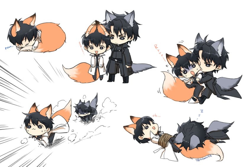 kim dokja and yoo joonghyuk (omniscient reader's viewpoint) drawn by quanna