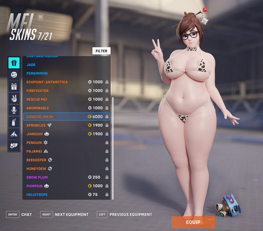 mei (overwatch) drawn by fugtrup