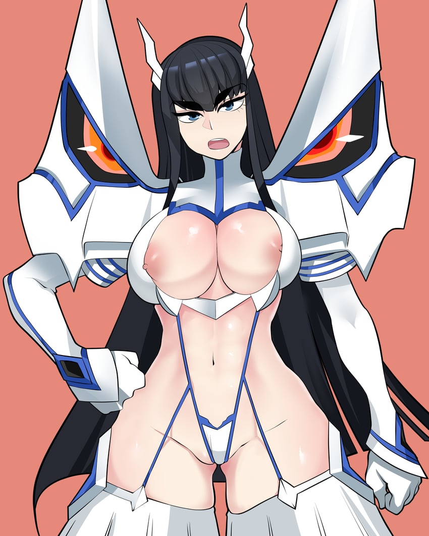 kiryuuin satsuki and junketsu (kill la kill) drawn by assha_(schector)