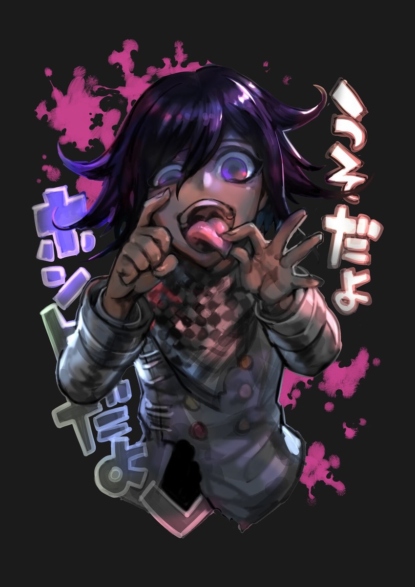 oma kokichi (danganronpa and 1 more) drawn by nobobit