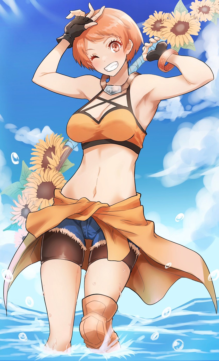 leonie pinelli (fire emblem and 2 more) drawn by kurosususu