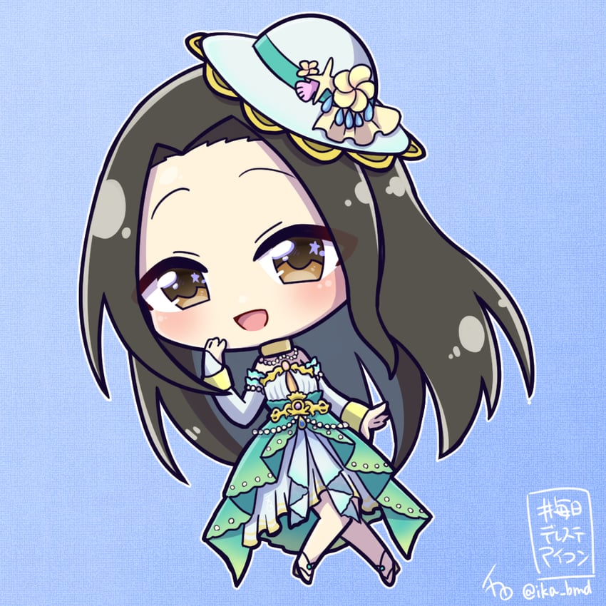 sena shiori (idolmaster and 2 more) drawn by ika_bmd