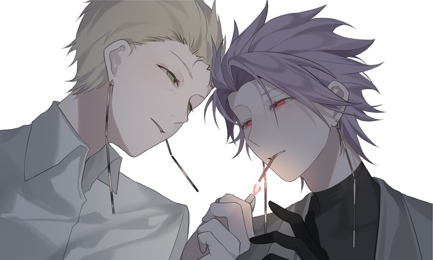 theodore riddle and rumeld othmayer (saibou shinkyoku) drawn by despair_(julilililili)