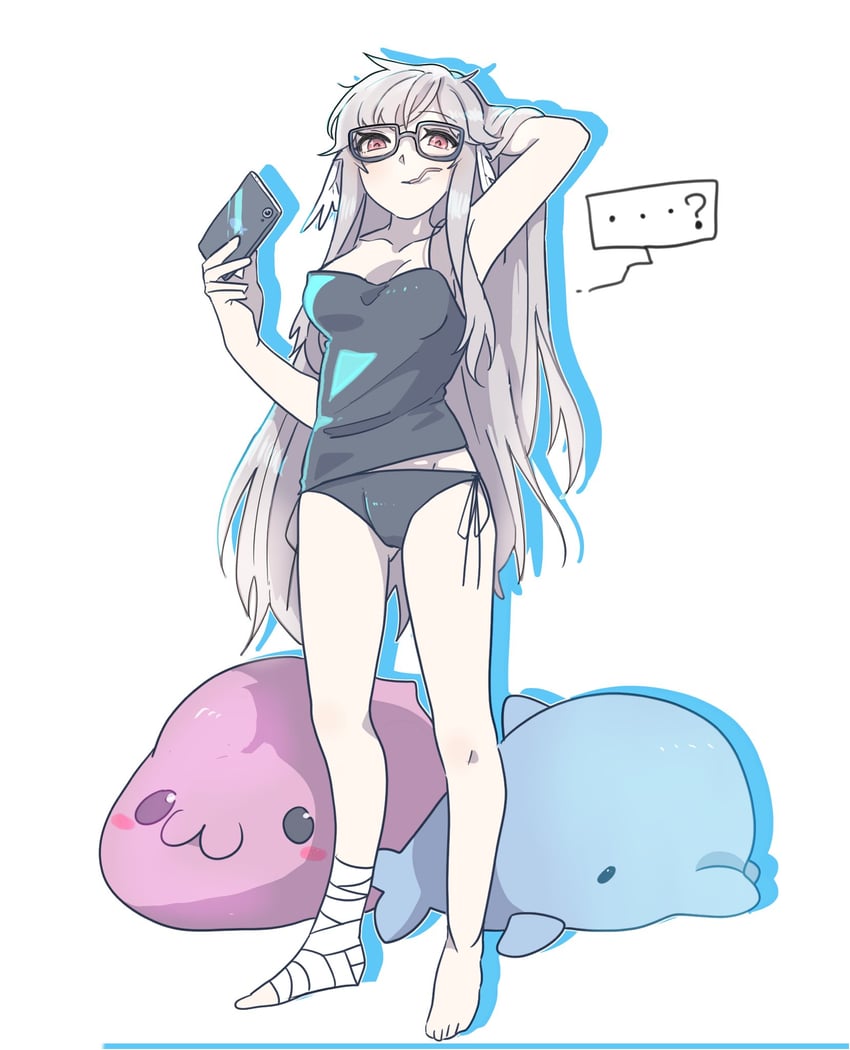 arch bishop and poring (ragnarok online and 1 more) drawn by datenshi_no_fu