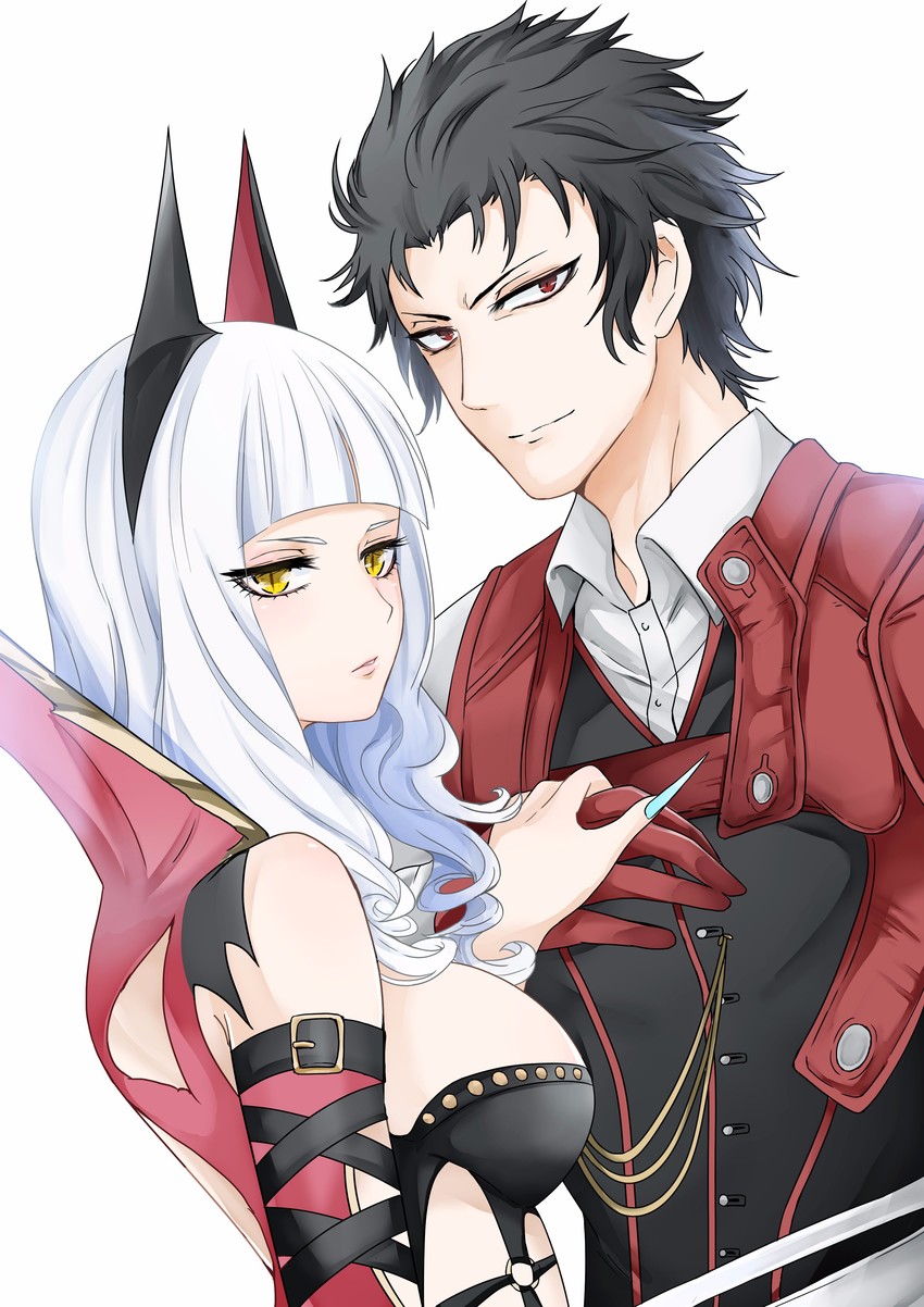 carmilla and hijikata toshizou (fate and 1 more) drawn by shiina_(vuurrood)