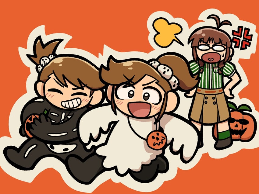 akizuki ritsuko, futami mami, and futami ami (idolmaster and 2 more) drawn by fis_(t83192933)