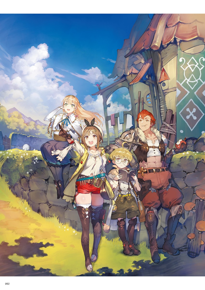 reisalin stout, klaudia valentz, lent marslink, and tao mongarten (atelier and 2 more) drawn by toridamono