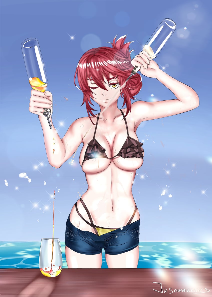 sara valestein (eiyuu densetsu and 2 more) drawn by vanillahare