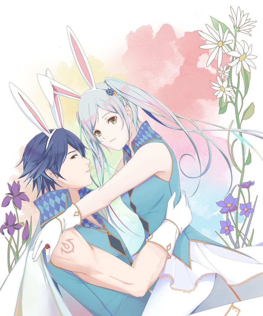 female robin and chrom (fire emblem and 2 more) drawn by raphim-thille