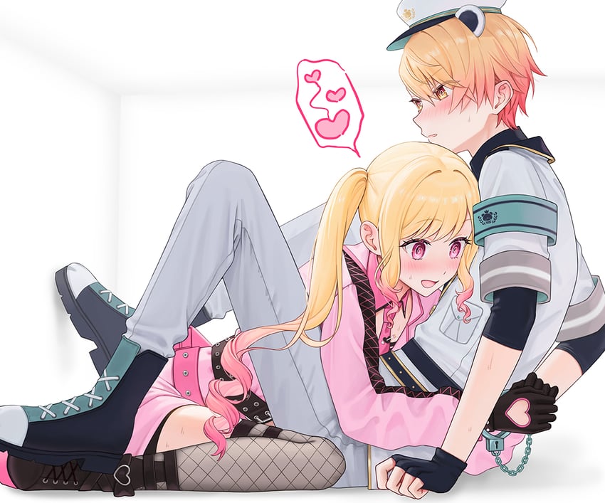 tenma tsukasa and tenma saki (project sekai) drawn by 2_(tsvf3235)