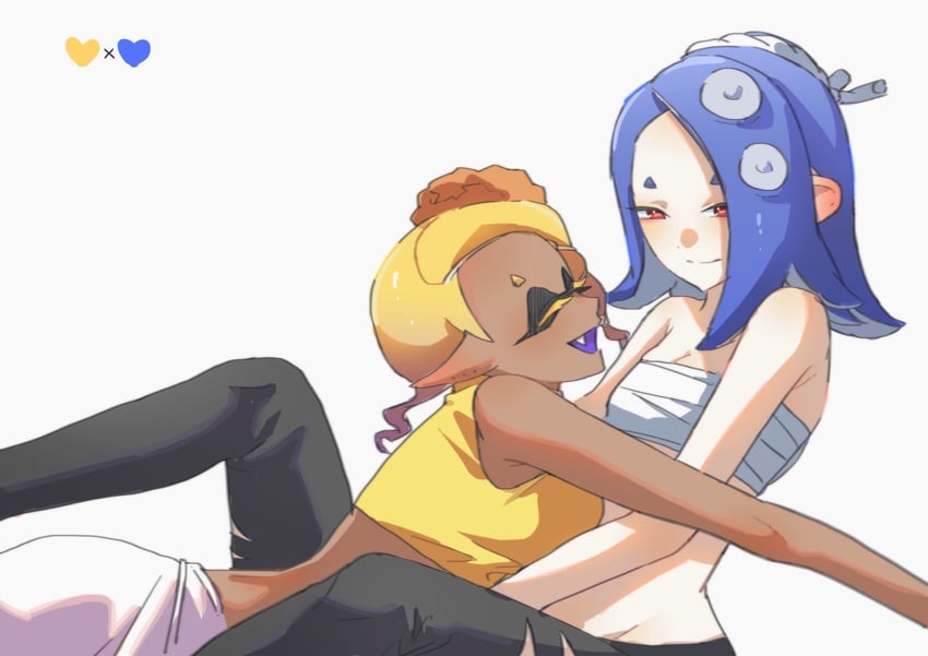 shiver and frye (splatoon and 1 more) drawn by hd_rock