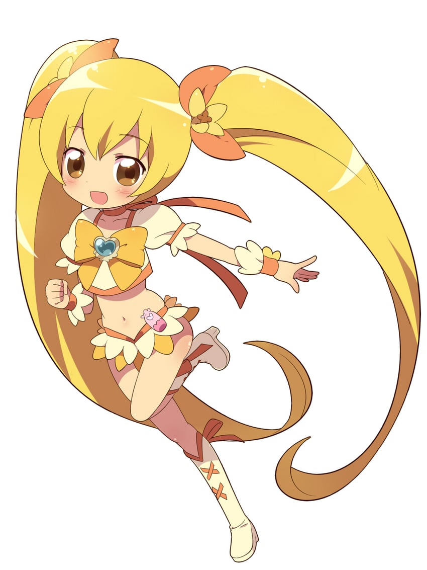 myoudouin itsuki and cure sunshine (precure and 1 more) drawn by kimoko