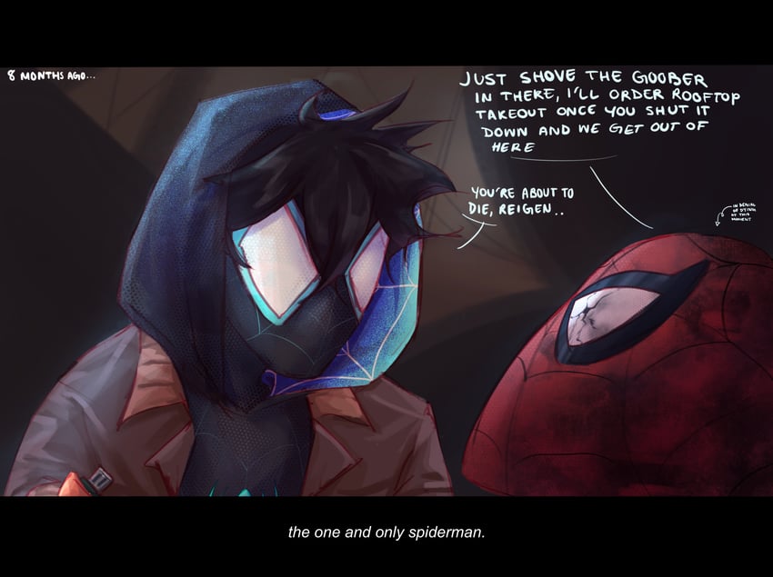 spider-man, reigen arataka, and kageyama ritsu (marvel and 4 more) drawn by spideyuri