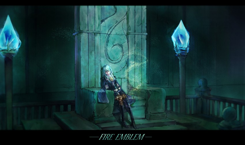 female byleth (fire emblem and 1 more) drawn by zhang2011han