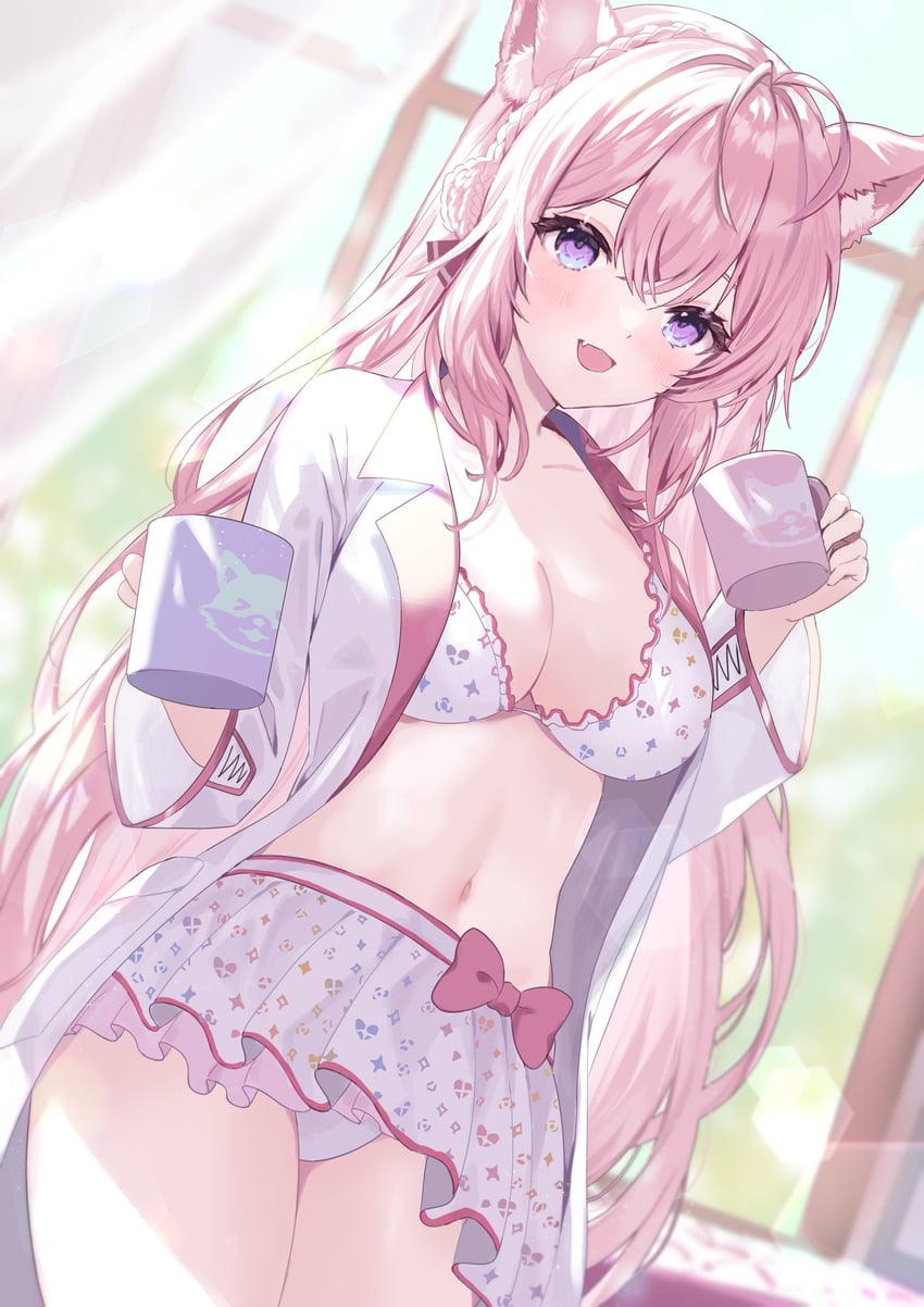 hakui koyori and kokoro (hololive) drawn by hell_fuuna
