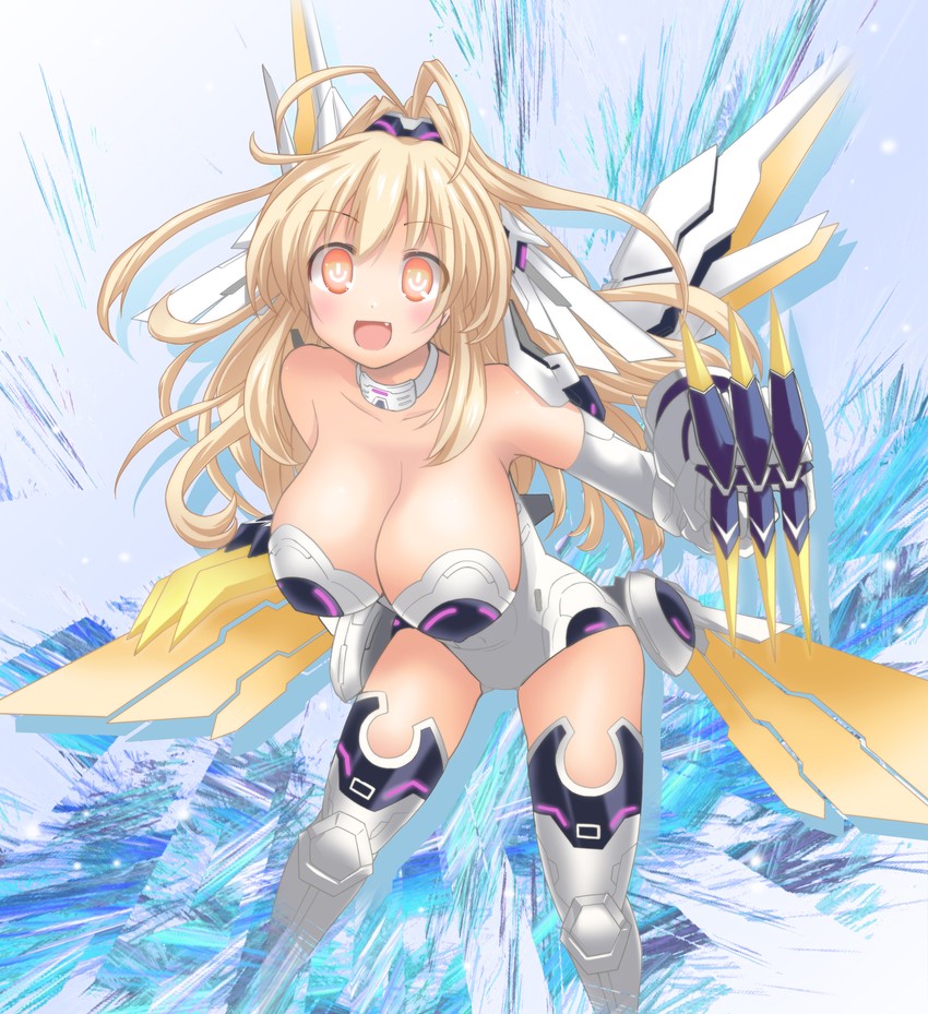 yellow heart (neptune and 1 more) drawn by shinjitsu_(true_ride)